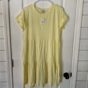 J. Crew Soft Yellow Casual Dress